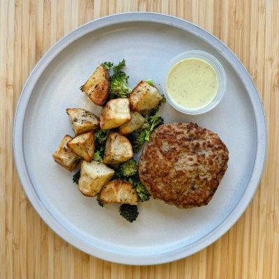 Caesar Turkey Burger